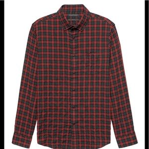 Plaid Flannel Shirt - Button Down